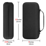 Geekria Carrying Case Compatible with Steam Deck, Hard Shell Portable Travel Storage Bag with Pocket and Original Charger (Black)