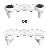 Geekria VR Wall Mount Stand Compatible with Quest 3 / Pro / 2, Valve Index, HTC Vive, PlayStation VR Game Accessories Storage Holder Hook VR Headset (Clear)