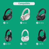 Geekria Audio Cable Compatible with Bose QuietComfort Ultra, QuietComfort SE/45/35 II/35/25 Headphones Cable, 1/8" (3.5mm) to 2.5mm Replacement Stereo Cord (4 ft / 1.2 m)