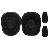 Geekria Comfort Mesh Fabric Replacement Ear Pads for BlueParrott B350 (B350-XT) (204260) Noise Cancelling Headphones Ear Cushions, Repair Parts (Black)
