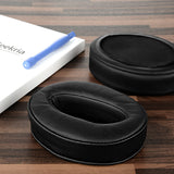 Geekria QuickFit Replacement Soft Ear Pads for Sennheiser HD 4.50BT/ 4.50BTNC/ 4.40BT/ 4.30G/ 4.20S/ 458BT/ 450/ 450BT/ 400S/ 350BT Headphones, Ear Cushions with Video Guide (Black)