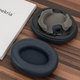 Geekria Elite Sheepskin Replacement Ear Pads for Sony WH-1000XM4 Headphones Ear Cushions, Repair Parts (Blue)