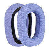 Geekria Comfort Mesh Fabric Replacement Ear Pads for Logitech G435 G335 Headphones Ear Cushions, Headset Earpads, Ear Cups Cover Repair Parts (Blue)
