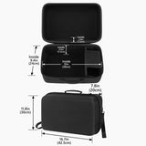 Geekria Hard Shell Travel Case Compatible with Nebula X1, Outdoor 4K Laser Projector Carrying Bag (Dark Grey)