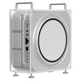 Geekria Chassis Stand, Compatible with Apple Mac Studio for M1/M2/M4 Max, M1/M2/M3 Ultra. Acrylic Computer Case Holder, Mount, Desktop Accessories, Optimized Heat Dissipation (Frosted)