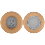 Geekria Elite Sheepskin Replacement Ear Pads for Bang & Olufsen Beoplay H9, H7 (Not Compatible with H9 3rd Gen, h9i) Headphones Ear Cushions, Repair Parts (Brown)