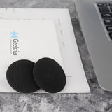 Geekria 10 Pairs 2 Inch (50mm) QuickFit Foam Replacement Ear Pads for AKG Koss Logitech Plantronics Rapoo Sennheiser Sony Headphones Ear Cushions, Headset Earpads, Ear Cups Cover (Black)