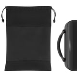 Geekria PU Speaker Pouch Compatible with New Bose Soundlink Max Case Cover, Replacement Pouch Portable Speaker Protective Carrying Bag with Cable Storage (Black)