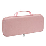 Geekria Keyboard Carrying Case, Compatible with Logitech MK470 Slim / K585 / K580 Keyboard and Mouse Combo, Hard Shell Protective Travel Bag (Pink)