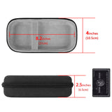 Geekria Speaker Case Compatible with Bose SoundLink Flex 2 Bluetooth, Replacement Hard Shell Travel Carrying Bag with Cable Storage (Dark Grey)