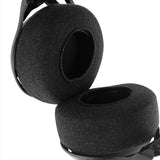 Geekria 2 Pairs Flex Fabric Headphones Ear Covers (Product Safety Certified), Washable & Stretchable Protectors for Over-Ear Headsets, Sweat-Resistant (Size L / Black)