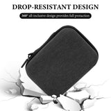 Geekria Carrying Case Compatible with DJI Osmo Action 6, 5 Pro, 4, 3 Camera Protective Case, Hard Shell Travel Storage Bag with Cable Storage for Action5 Pro Accessories (Dark Grey)