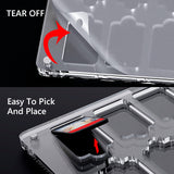 Geekria Game Card Case Compatible Nintendo Switch Oled, Switch Lite, 27 Cartridge Slots Holder, Protective Shockproof Display, Transparent Acrylic Game Cards Storage Box.