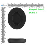 Geekria Sport Cooling Gel Replacement Ear Pads for Beats Studio 2 (B0501) Headphones Ear Cushions, Headset Earpads, Ear Cups Cover Repair Parts (Black)