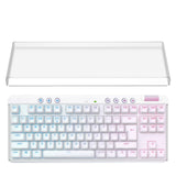 Geekria Tenkeyless TKL Keyboard Dust Cover, Clear Acrylic Keypads Cover for 80% Compact 87 Key Computer Mechanical Gaming Keyboard