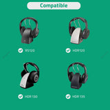 Geekria Mesh Fabric Headband Pad Compatible with Sennheiser RS120/ RS135/ HDR120/ HDR135 Headphones, Replacement Band Repair Part (Black)
