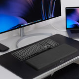 Geekria Keyboard Carrying Case, Compatible with Logitech MX Mechanical Wireless / MK955 / Signature Slim K950 / G413 SE, Hard Shell Travel Bag (Dark Gray)