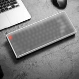 Geekria Keyboard Dust Cover for 75% Compact 84 Key Keyboard, Compatible with Logitech MX Mechanical Mini, POP Keys, Keychron K2 (Frosted Acrylic)