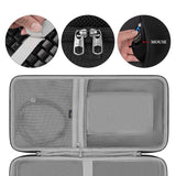 Geekria TKL Keyboard Case, Hard Shell Travel Carrying Bag for 87 Key Gaming Keyboard and Mouse Combo, Compatible with CORSAIR K70 RGB Tenkeyless, Keychron V3 Max TKL (Dark Gray)