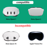Geekria VR Audio Enhancer On-Ear Attachments, Compatible with Meta Quest 3/2, Noise Isolation Sound Leakage Reduction Ear Pads, Comfort Immersive Gaming VR Headset Accessories (1 Pair)