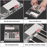 Geekria Audio Samplers Clear Acrylic Case Protector, Magnetic Closing Dust Cover, Compatible with Teenage Engineering EP-133 K.O. II, EP-1320 Medieval Sampler (Clear)
