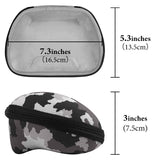 Geekria Controller Travel Case Compatible with Nintendo Switch Pro Controller, Hard Shell Carrying Bag, Protective Storage with Internal Mesh Pocket for Charging Cable (Camouflage)