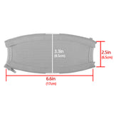 Geekria Flex Fabric Headband Cover Compatible with Bose QuietComfort QC 15, QC2 Headphones, Sweat-Resistant, Replacement Repair Part, Easy DIY Installation (Gray)
