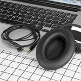 Geekria Replacement Earpad Ear Pad Cushions and Replacement Audio Cable (With Mic and Volume Control) for Bose AE2, AE2i, AE2w Headphone (Cable + Earpad)
