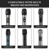 Geekria for Creators Microphone Case, Mic Carrying Case, Travel Protective Bag with Cable Storage Compatible with TONOR TW630, TW620, Dolphin MCX10, MCX20, Gemini Sound GMU-M100 (Black)