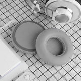 Geekria QuickFit Replacement Ear Pads for AKG K550, K551, K553 MKII Headphones Ear Cushions, Headset Earpads, Ear Cups Cover Repair Parts (Grey)