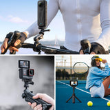 Geekria Magnetic Adapter Mount Compatible with Insta360 X5, X4 Air, Ace Pro 2, Ace Pro, Ace, Action Camera, Quick Release Adapter Accessories Suitable for Tripod, Selfie, Vlogging (Black)