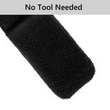 Geekria Velour Headband Pad Compatible with Sennheiser HD 490 Pro Headphones Replacement Band, Headset Head Top Cushion Cover Repair Part (Black)