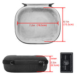 Geekria Shield Headphones Case Compatible with Bose QC Ultra II, QC Ultra/45 II/35 II Gaming Headset, Replacement Hard Shell Travel Carrying Bag with Cable Storage (Dark Grey)