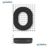 Geekria Sport Cooling-Gel Replacement Ear Pads for Razer BlackShark V3 Pro (Do Not Fit BlackShark V3 Wireless/ V3X) Headphones Ear Cushions, Repair Parts (Black)