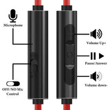 Geekria Audio Cable with Mic Compatible with Skullcandy Hesh Evo, Hesh 3, Crusher EVO, Riff 2 Headphones Cable, 1/8" (3.5mm) to 3.5mm Replacement Stereo Cord with Inline Microphone (4ft/1.2m)