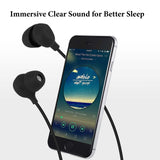 Geekria Sleeping Headphones for Side Sleepers, USB-C Wired Soft Silicone In-Ear Earbuds with Mic & Volume Control, Noise Cancelling Earphones for Sleep, Travel & Meditation (3.9FT)