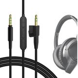 Geekria Audio Cable with Mic Compatible with Bose AE2i, AE2w, AE2 Headphones, 2.5mm to 3.5mm Replacement Stereo Cord with Inline Microphone and Volume Control (4 ft/1.2 m)