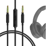 Geekria Audio Cable with Mic Compatible with Sony WH-1000XM6/1000XM5, WH-CH720N, WH-XB910N Headphones, 3.5mm Braided Nylon Replacement Stereo Cord with Inline Microphone (4 ft / 1.2m)