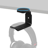 Geekria Magnetic Headphone Holder, Aluminum Headset Hook for Desk, Headphone Hanger with Non-Slip Rubber Pad, Strong Magnetic Mount for Bose, Sony, Sennheiser, HyperX (Black)
