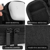 Geekria Shield Earbuds Case Compatible with Soundcore by Anker P40i P30i C30i Liberty 4 True Wireless Earbuds, Replacement Protective Hard Shell Travel Carrying Bag (Dark Grey)
