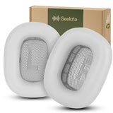 Geekria Elite Sheepskin Replacement Ear Pads for Apple AirPods MAX (A2096)/ MAX2 (A3184) Headphones Ear Cushions, Repair Parts (Grey)