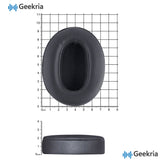 Geekria QuickFit Replacement Ear Pads for Sony WH-XB900N/ WH-CH710N/ WH-CH720N/ WH-RF400/ MDR-RF895RK Headphones Ear Cushions, Repair Parts (Grey)