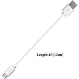 Geekria USB Speakers Short Charger Cable Compatible with Sony SRS-XB32/XB22/XB20/XB31/XB41/X11, USB Replacement Power Charging Cord (1ft/30cm 2Pack)