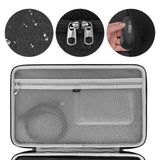 Geekria Keyboard Carrying Case, Hard Shell Travel Carrying Keyboard Case, Compatible with Logitech Wave Keys MK670 Combo/Wave Keys Wireless Ergonomic Keyboard (Dark Grey)