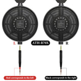 Geekria Apollo Copper Upgrade Audio Cable Compatible with ATH ATH-R70X Headphones, 4.4mm to Dual 2.5mm Replacement Headphones Cord for Hi-Resolution Audiophile, HiFi Headset (4.9ft / 1.5m)