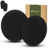 Geekria Mesh Fabric Replacement Ear Pads Compatible with Logitech H800 Wireless Headphones Ear Cushions, Repair Parts (Black)