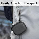 Geekria Shield Earbuds Case Compatible with Sony LinkBuds Open/Fit, WF-1000XM5, WF-1000XM4 True Wireless Earbuds, Replacement Hard Shell Travel Carrying Bag (Dark Grey)