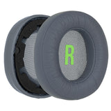 Geekria QuickFit Replacement Ear Pads for JBL JR460 Headphones Ear Cushions, Headset Earpads, Ear Cups Cover Repair Parts (Grey)