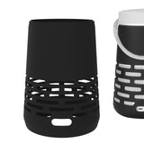 Geekria Silicone Case Cover Compatible with Bose SoundLink Revolve+, SoundLink Revolve+ II Wireless Speaker Skin Cover with Charging Port Accessible (Black)