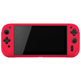 Geekria Silicone Protective Case Compatible with New Nintendo Switch 2, Split Design Shockproof Anti-Scratch Shell, Game Accessories (Red)